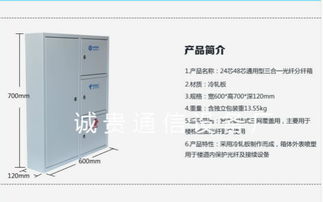 FTTH 72芯三網合一光纖樓道箱 全國直銷報價表 - 慈溪市觀海衛誠貴通信設備廠